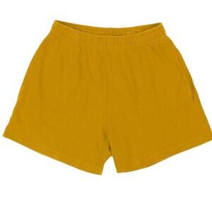 Jungmaven Spicy Mustard Hemp Organic Cotton Blend Sun Shorts